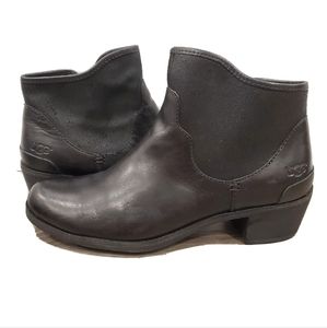 Ugg Penelope Black Ankle Boots